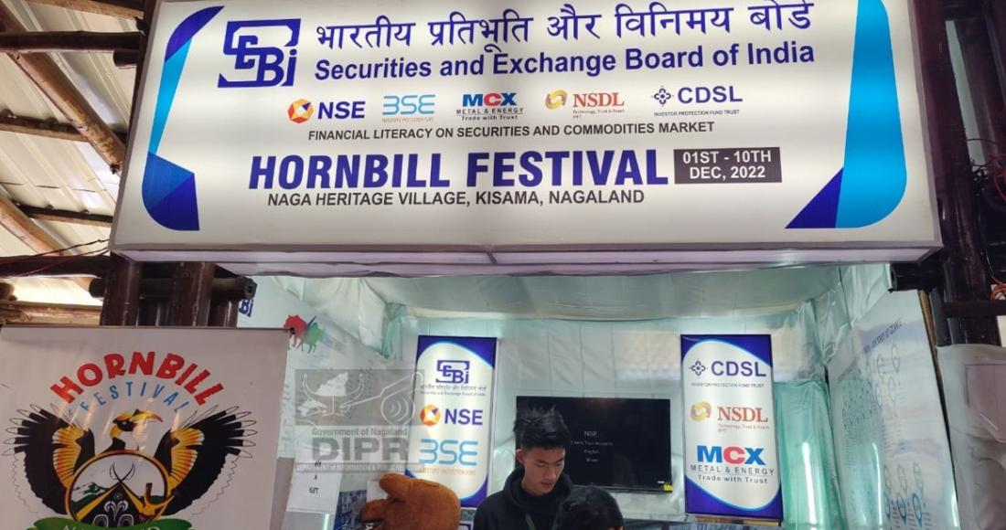 SEBI COUNTER AT HORNBILL FESTIVAL TO HELP WITH FINANCIAL LITERACY